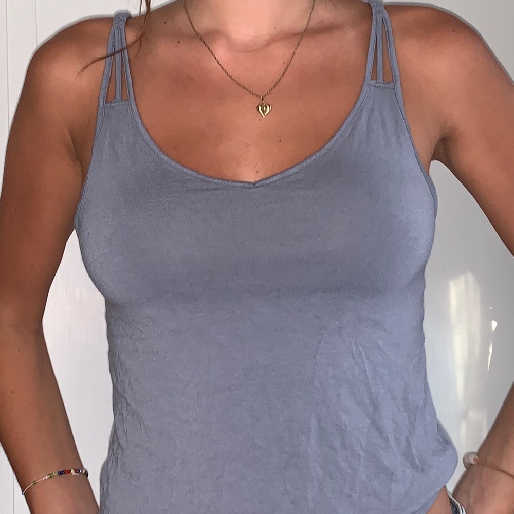 Blue tank